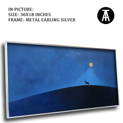 Artwork in Metal Earling Silver Frame