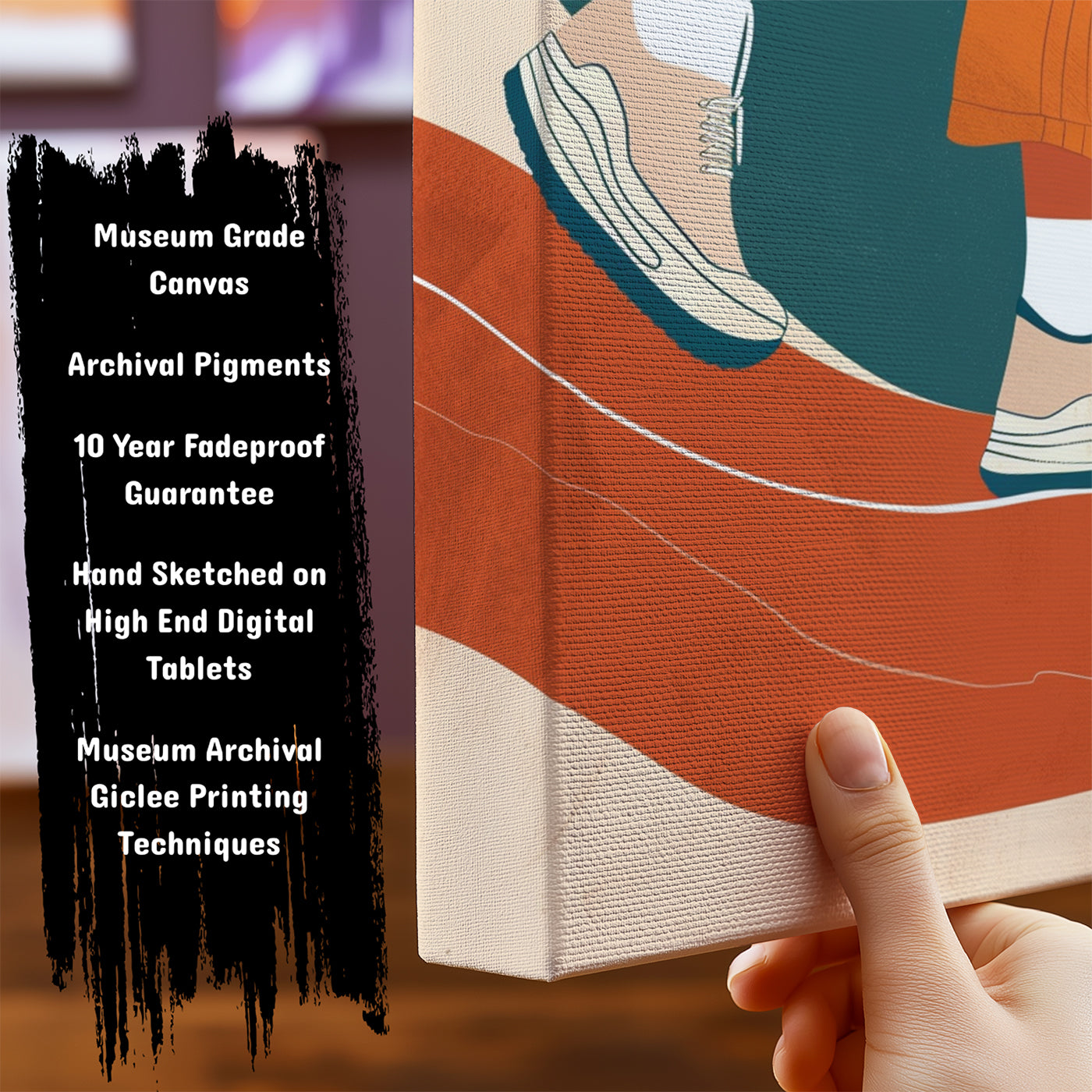 Information about Boho Art Canvas Art Print