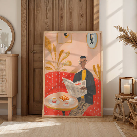 Painting in a Lifestyle Setting