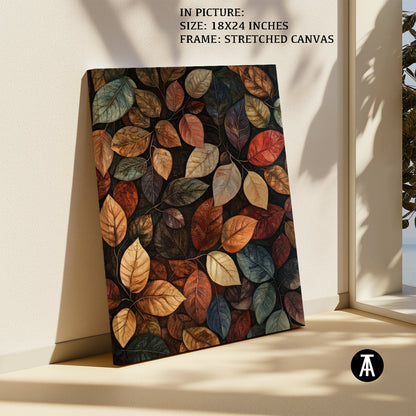 Artwork in Natural Wood Frame