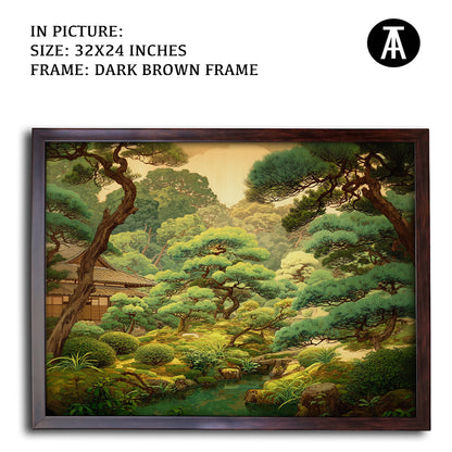 Artwork in Metal Champagne Gold Frame