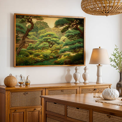 Japanese Painting in a Lifestyle Setting