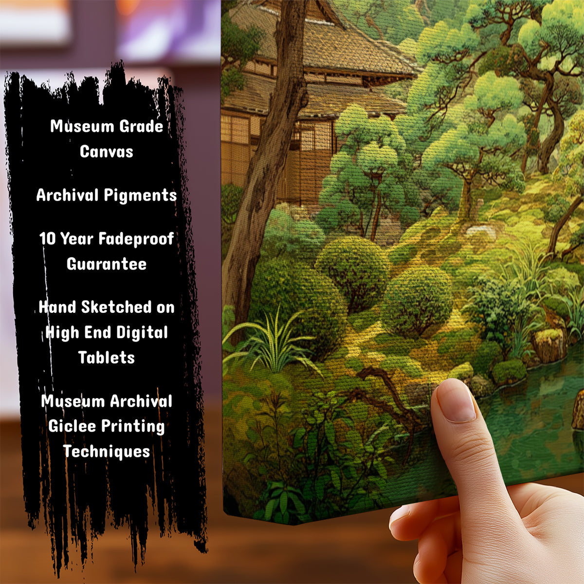 Information about Japanese Canvas Art Print