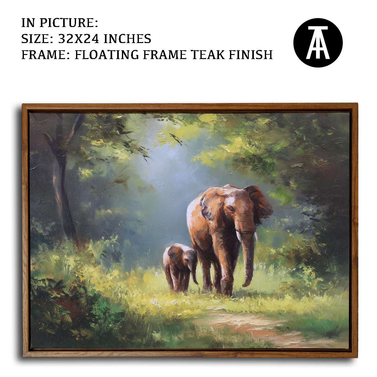 Artwork in Floating Frame