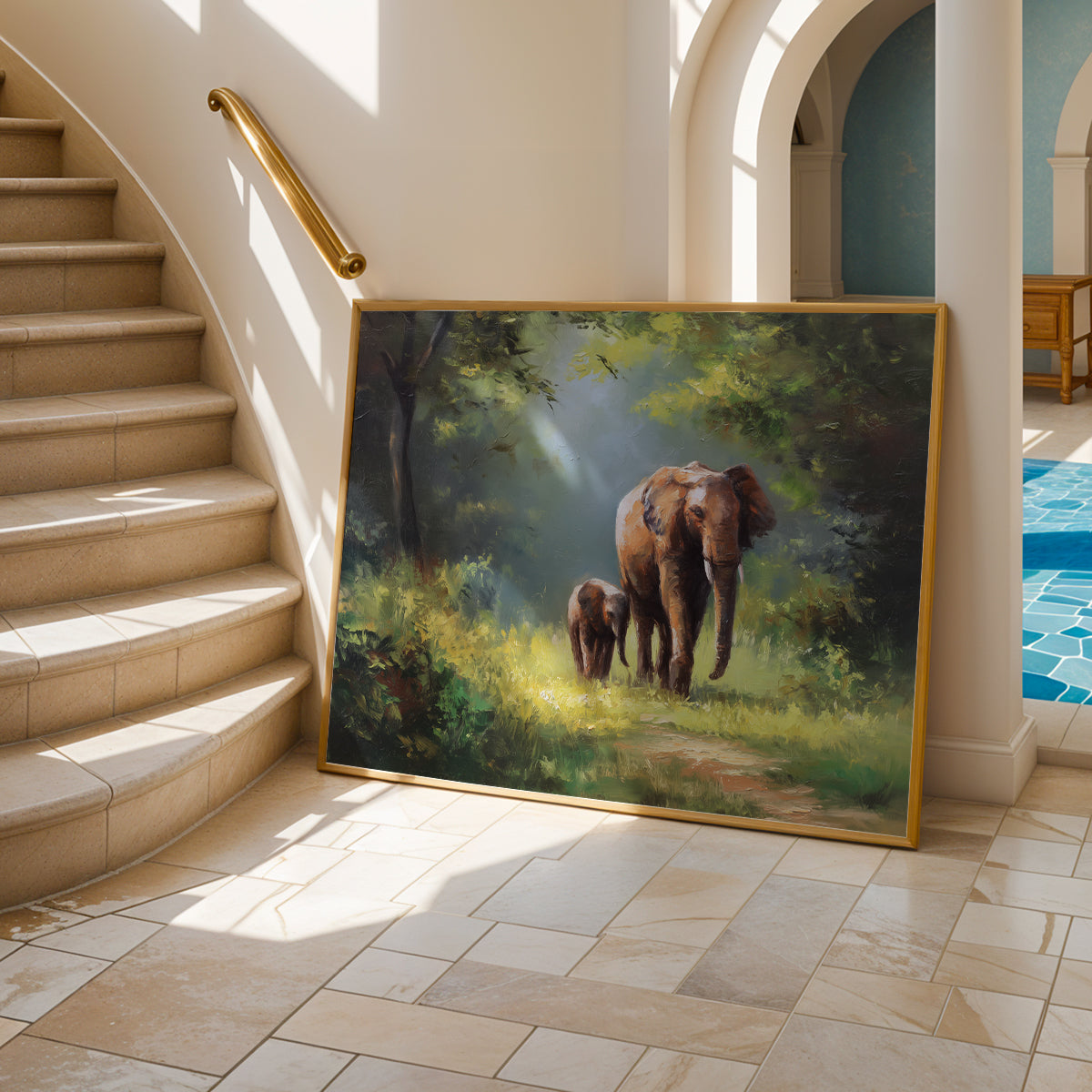 Vaastu Painting in a Lifestyle Setting