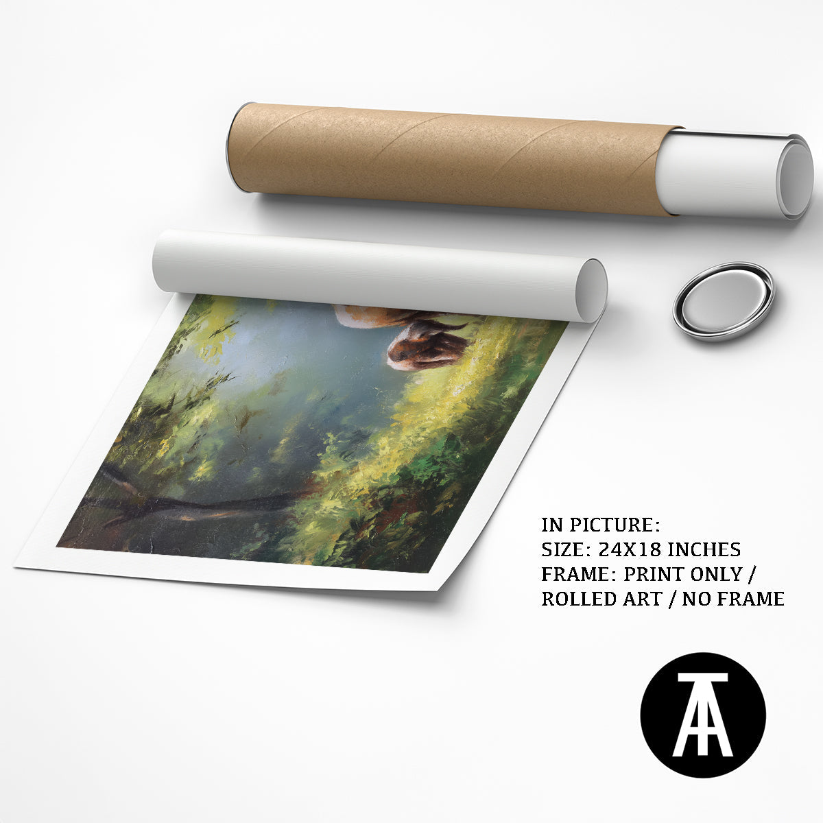 Artwork as Print Only or Rolled Art