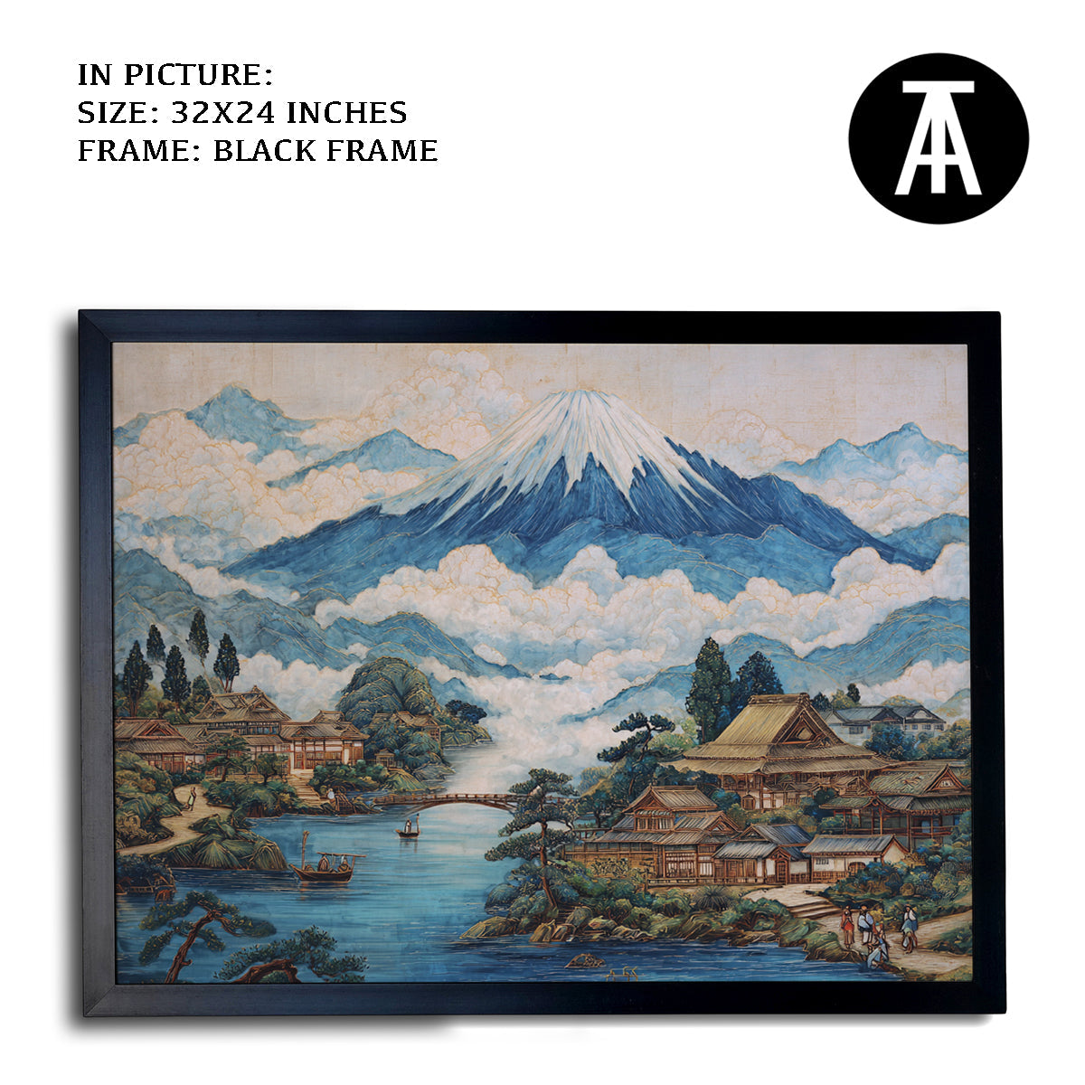 Artwork in Metal Earling Silver Frame