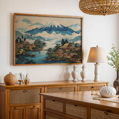 Japanese Painting in a Lifestyle Setting