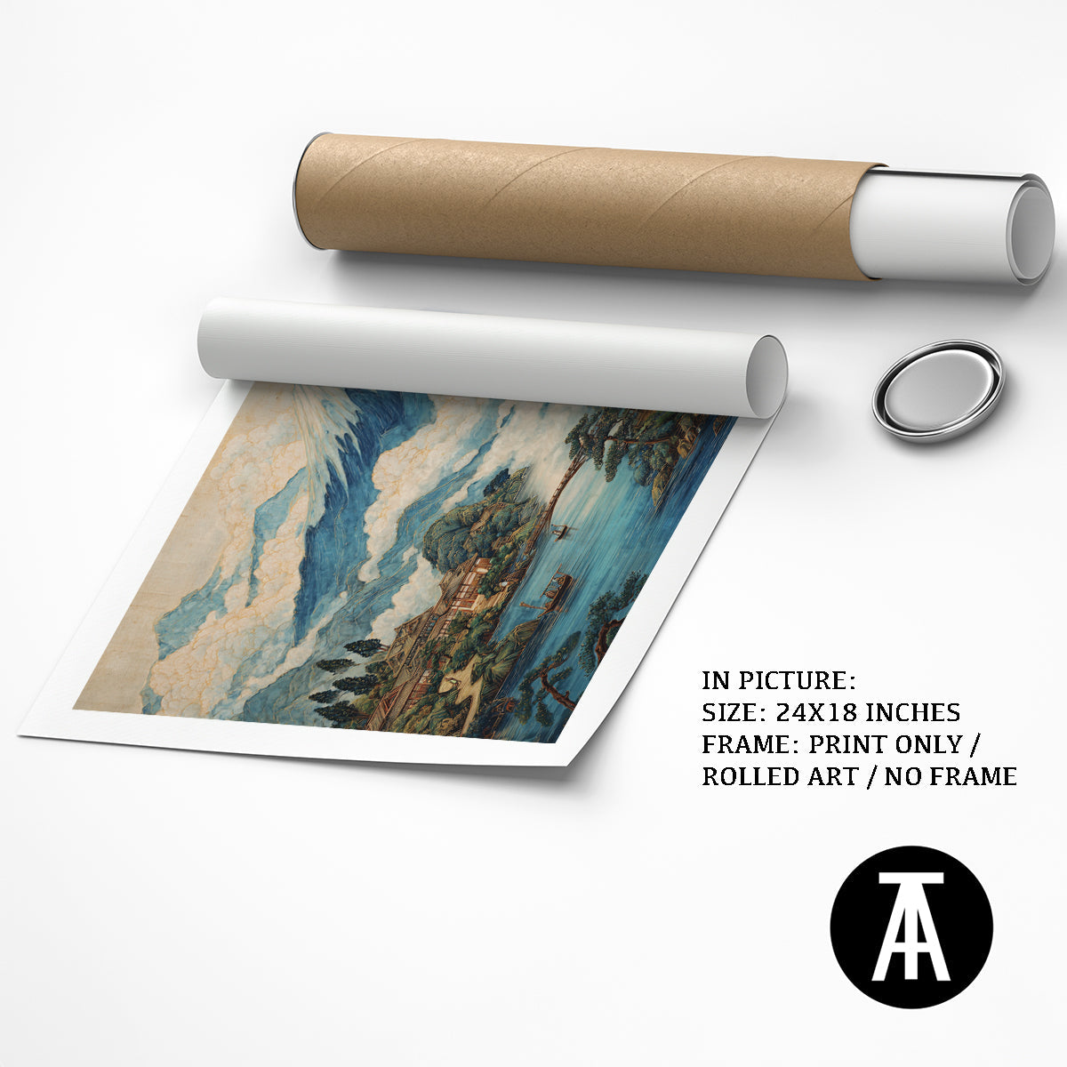 Artwork as Print Only or Rolled Art