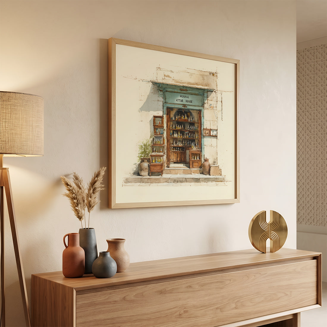 Indian Art in a Lifestyle Setting