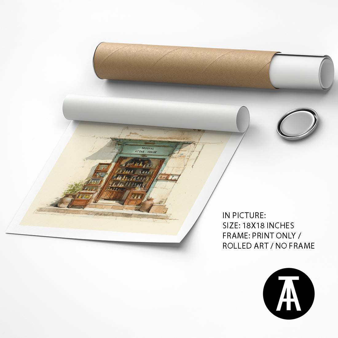 Artwork as Print Only / Rolled Art