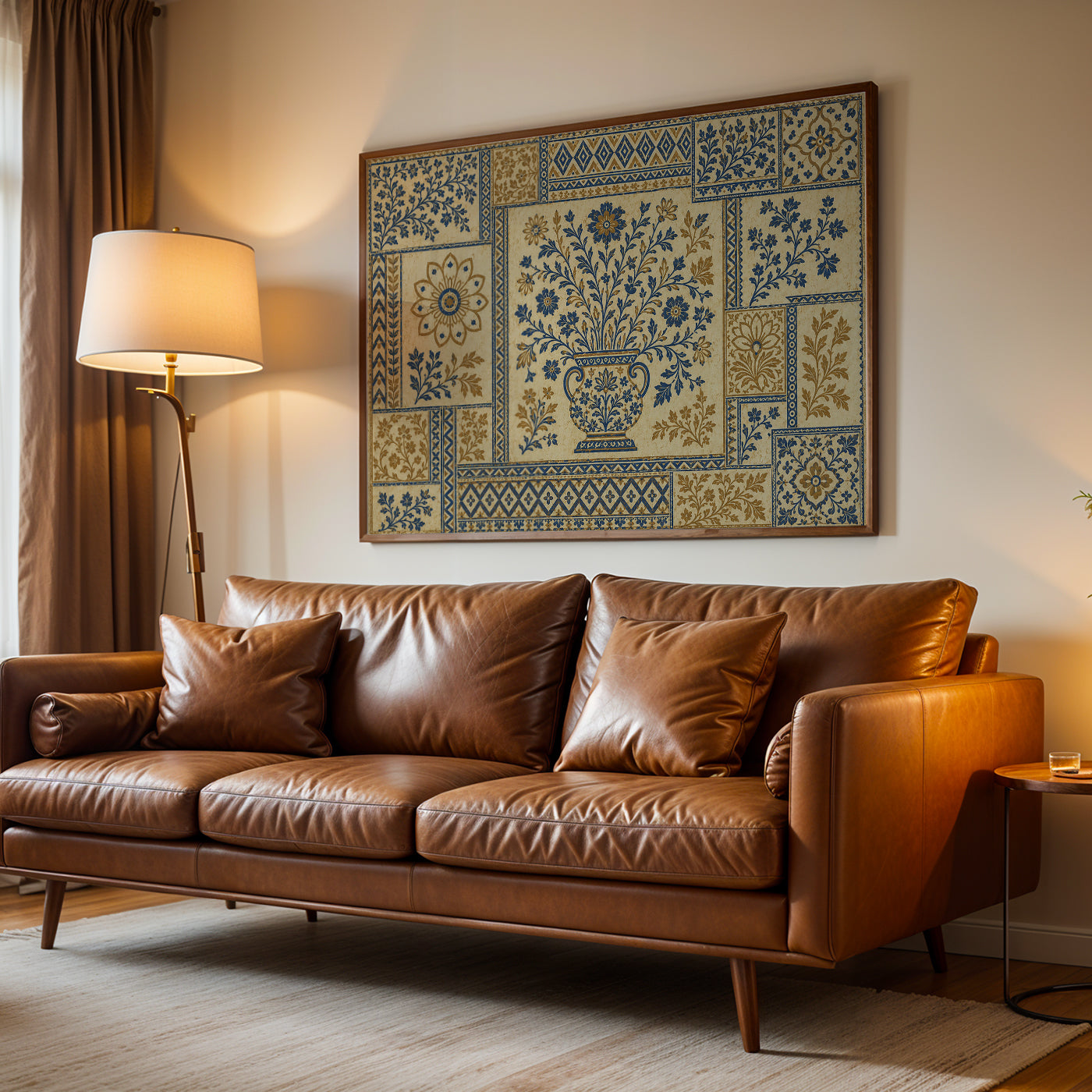 Heritage Indian Painting in a Lifestyle Setting
