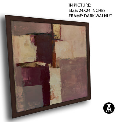 Artwork in Dark Walnut Frame