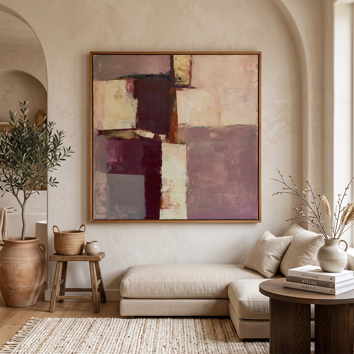 Abstract Art in a Lifestyle Setting