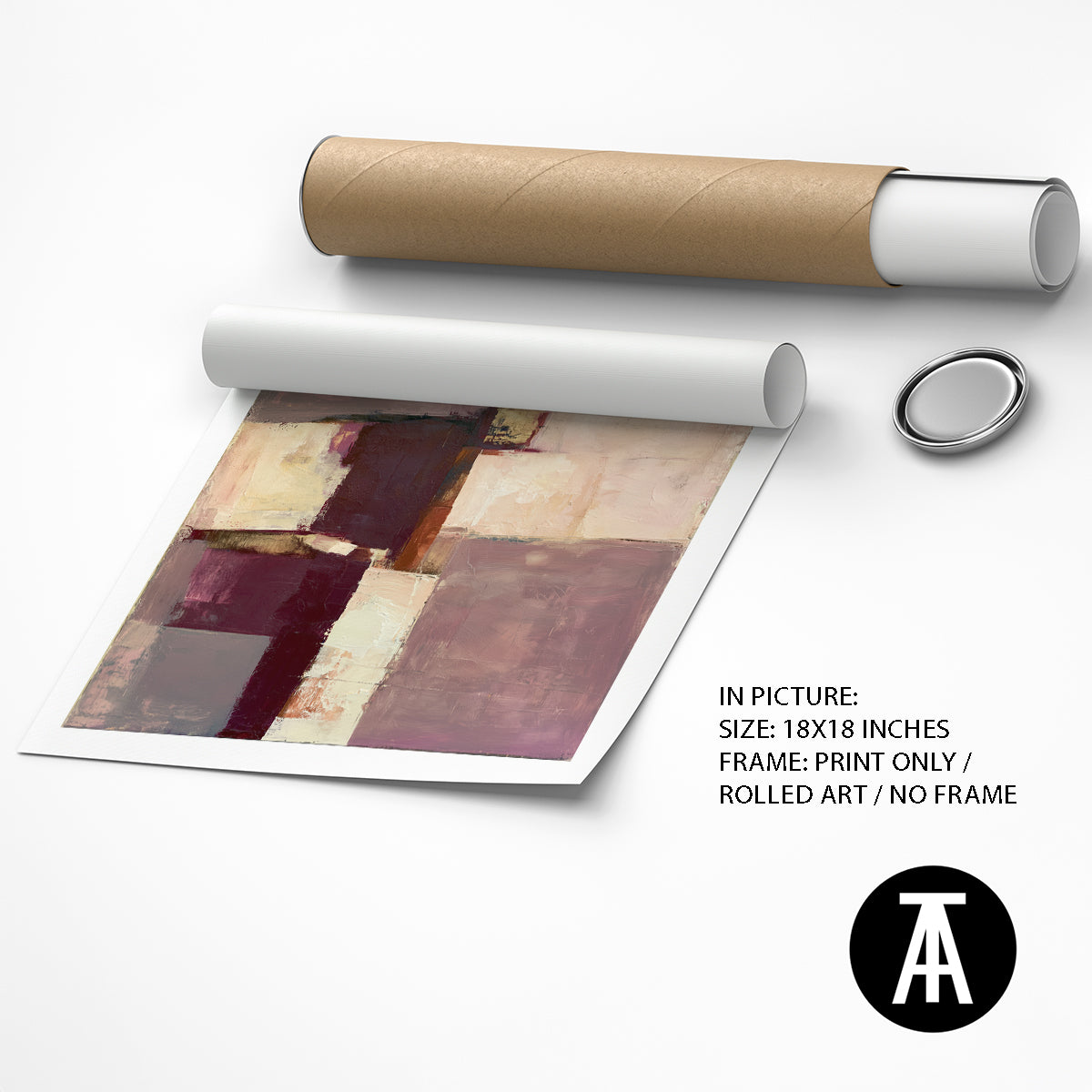 Artwork as Print Only / Rolled Art