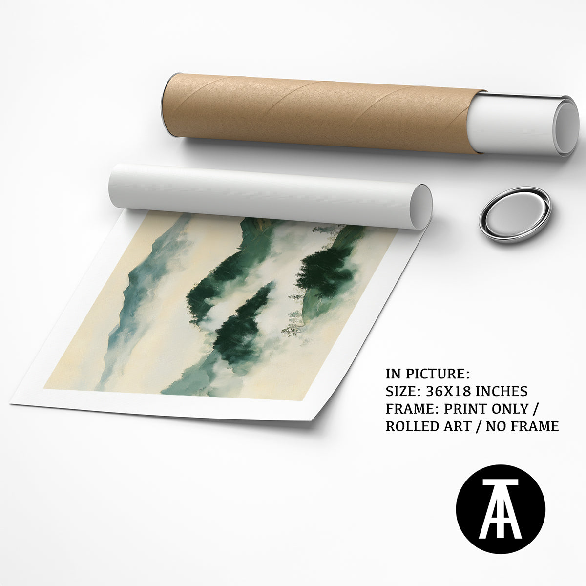 Artwork as Print Only or Rolled Art