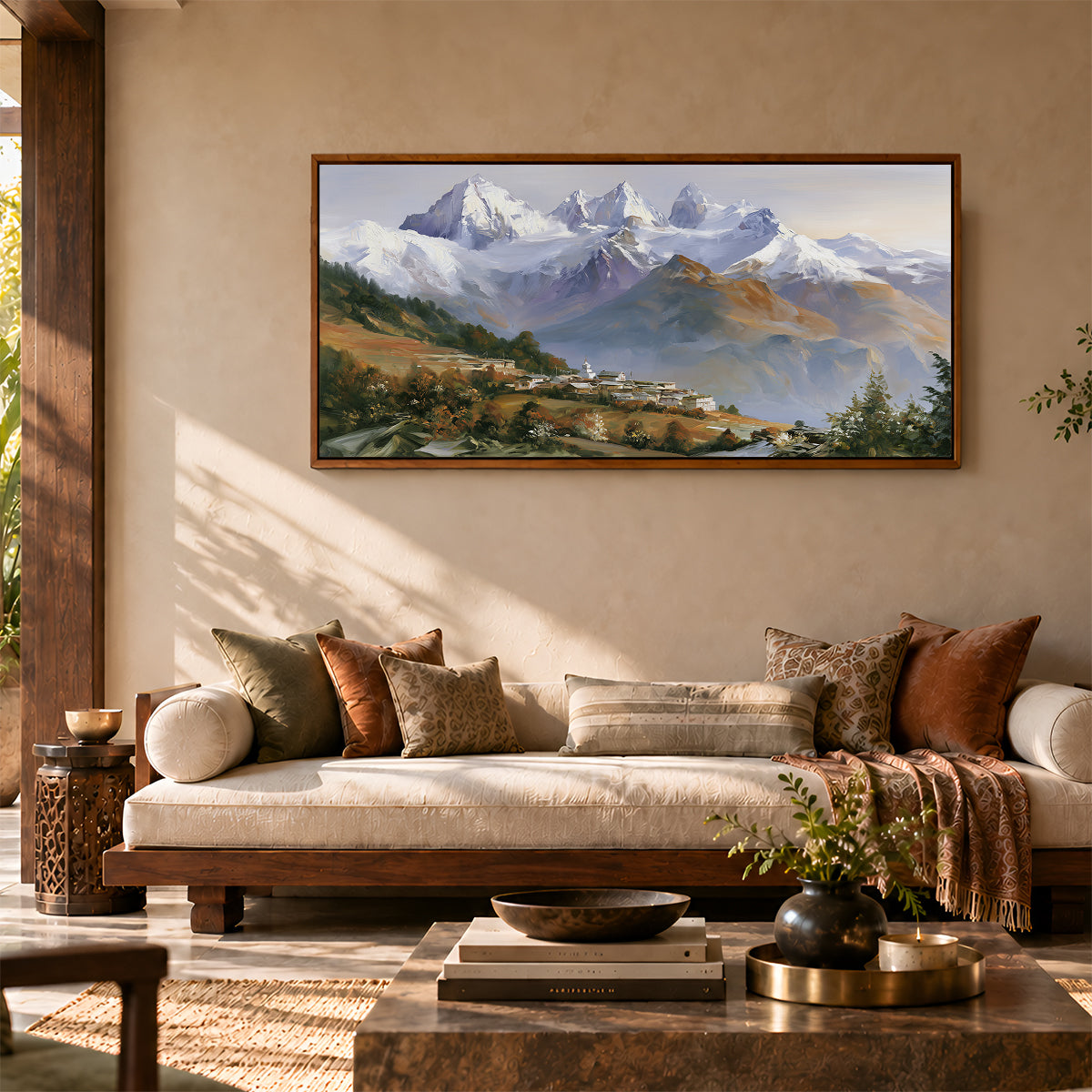 Indian Artwork in a Lifestyle Setting