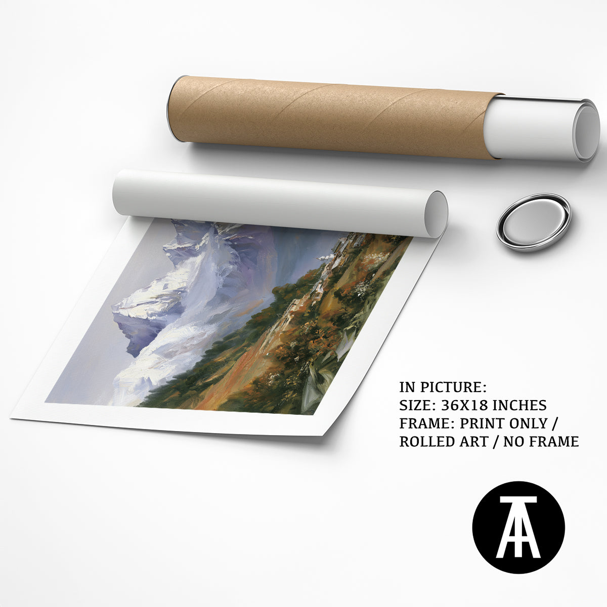 Artwork as Print Only or Rolled Art
