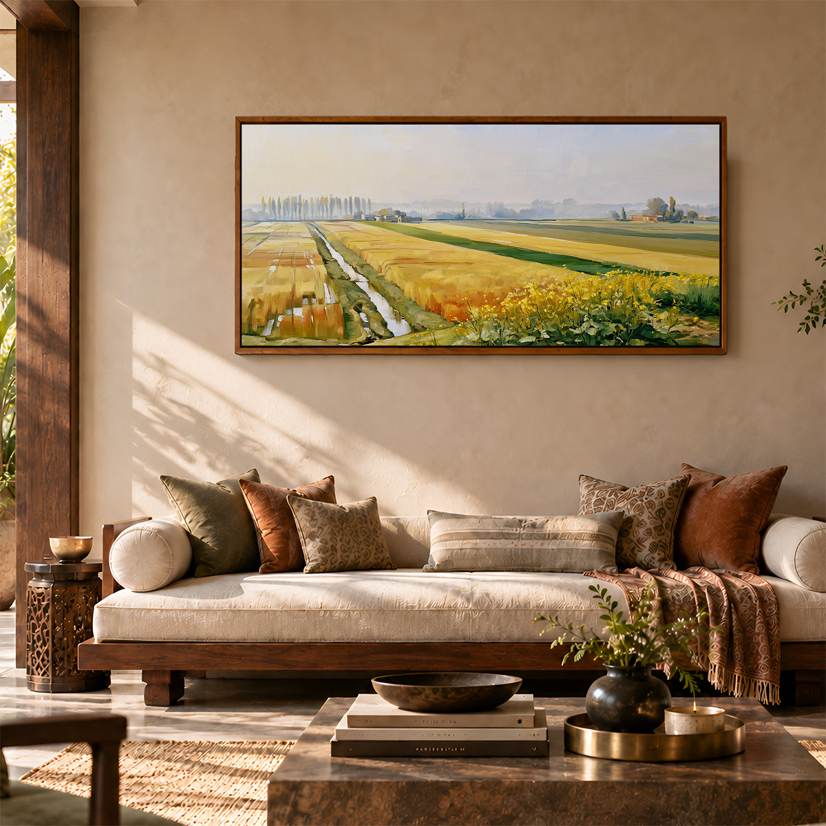 Indian Artwork in a Lifestyle Setting