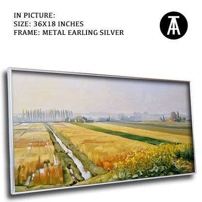 Artwork in Metal Earling Silver Frame