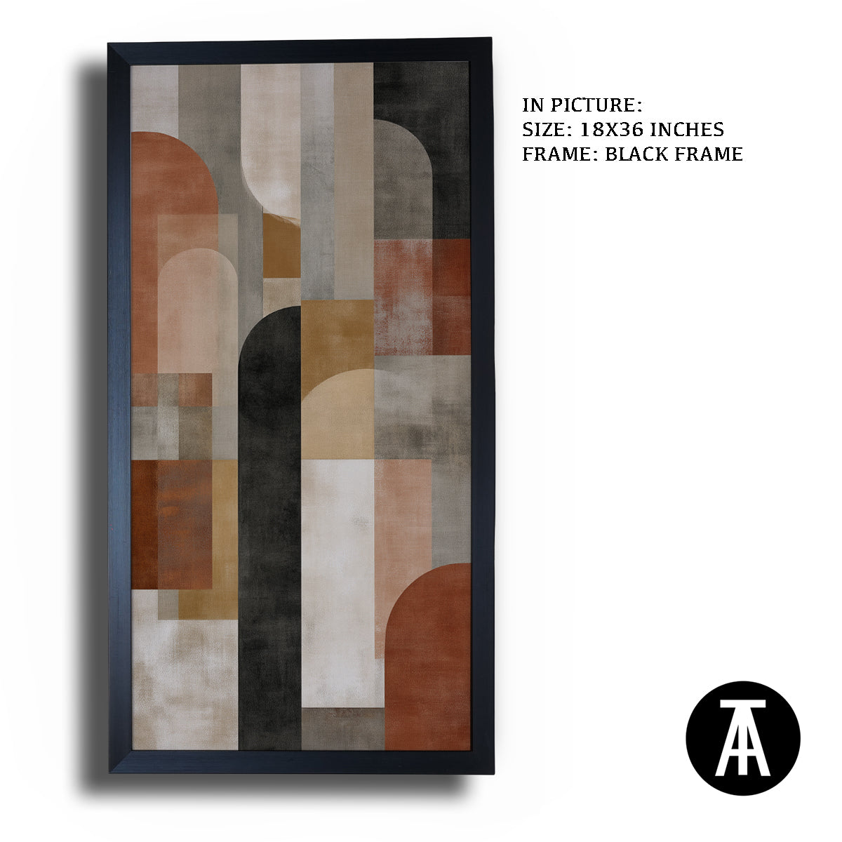 Artwork in Metal Earling Silver Frame