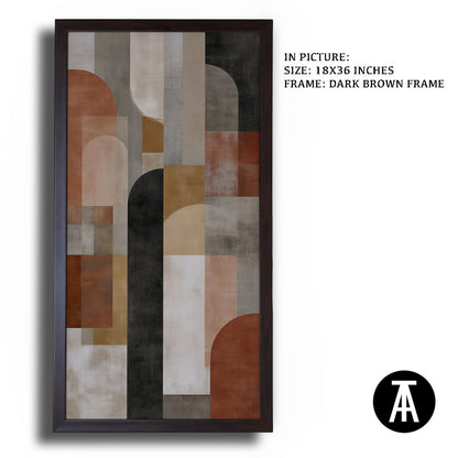 Artwork in Metal Champagne Gold Frame