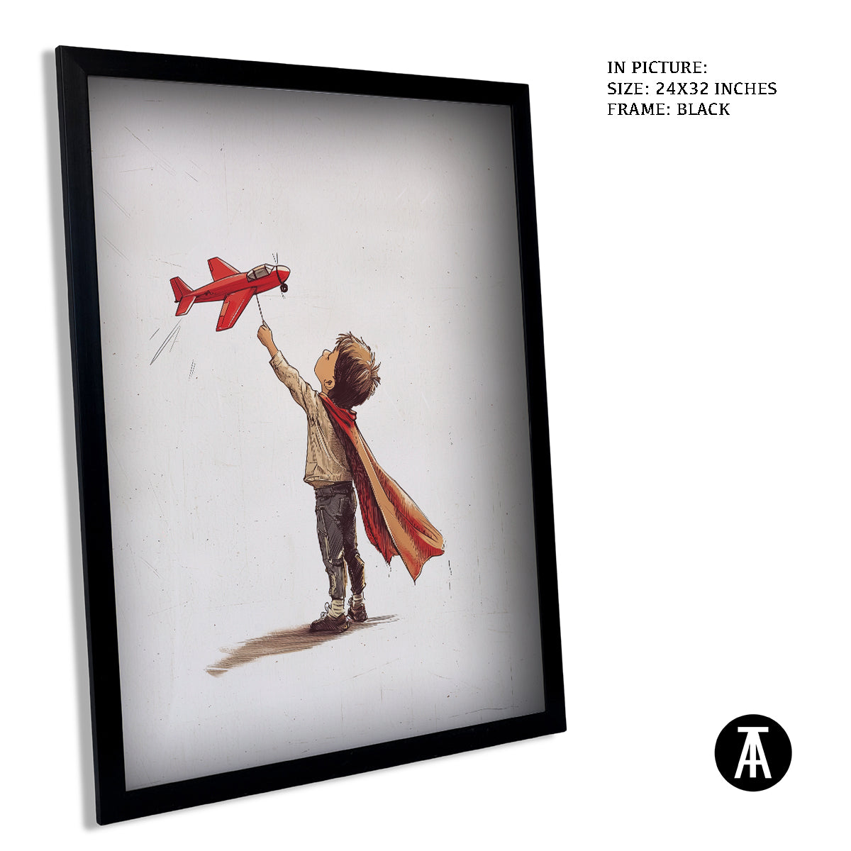 Artwork in Metal Earling Silver Frame