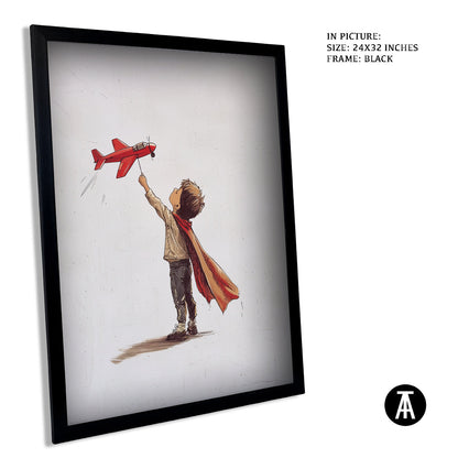 Artwork in Metal Earling Silver Frame