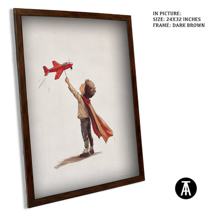 Artwork in Metal Champagne Gold Frame