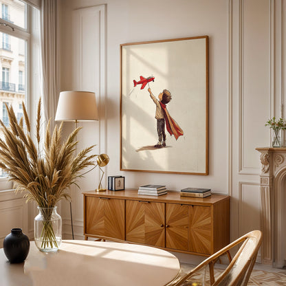 Minimalist Painting in a Lifestyle Setting