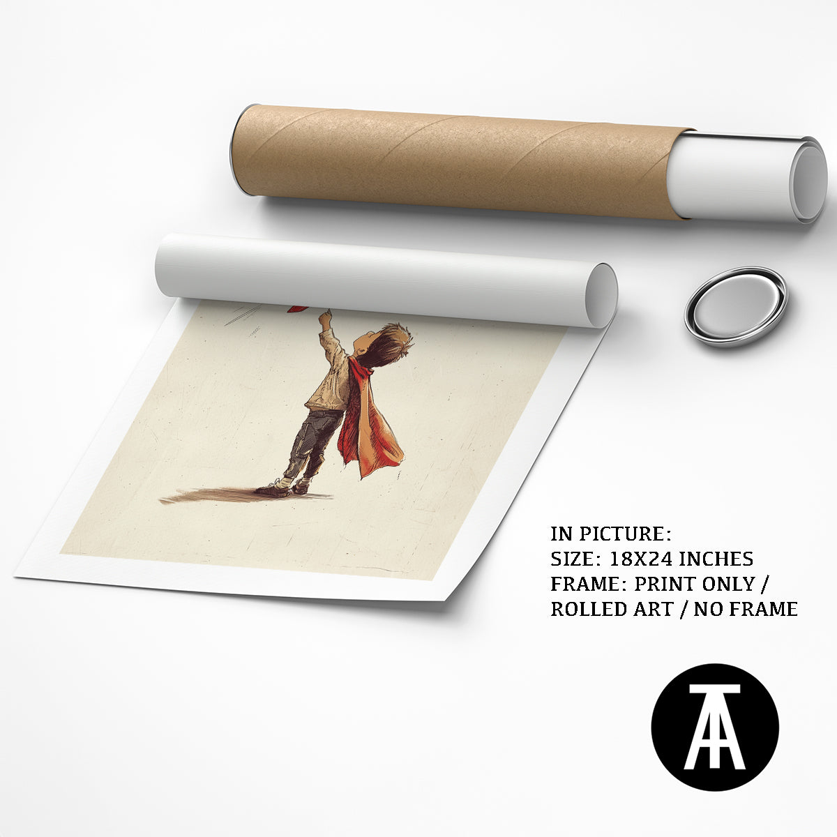 Artwork as Print Only or Rolled Art