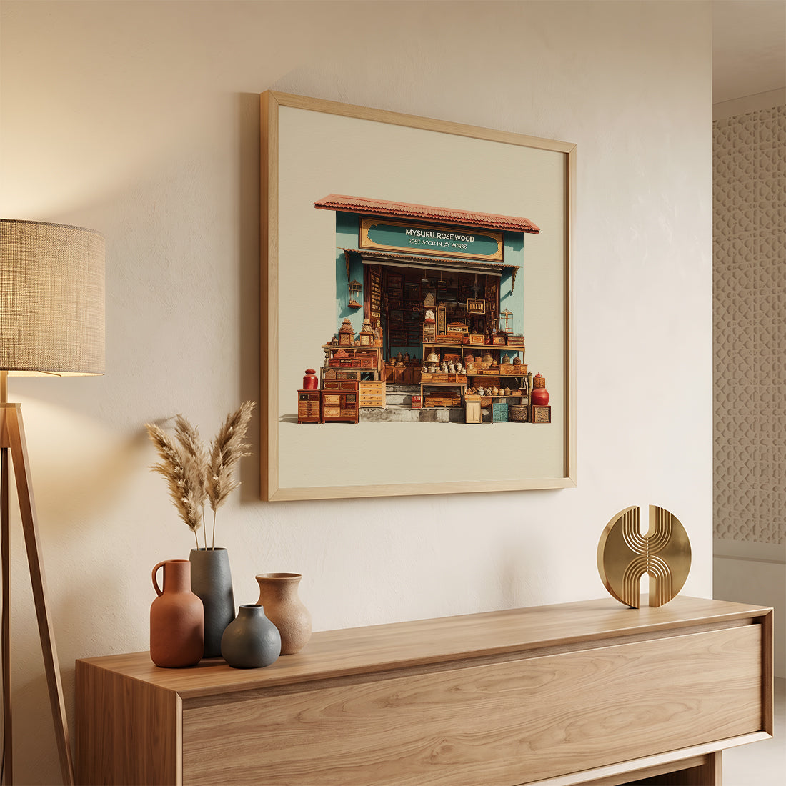 Indian Art in a Lifestyle Setting