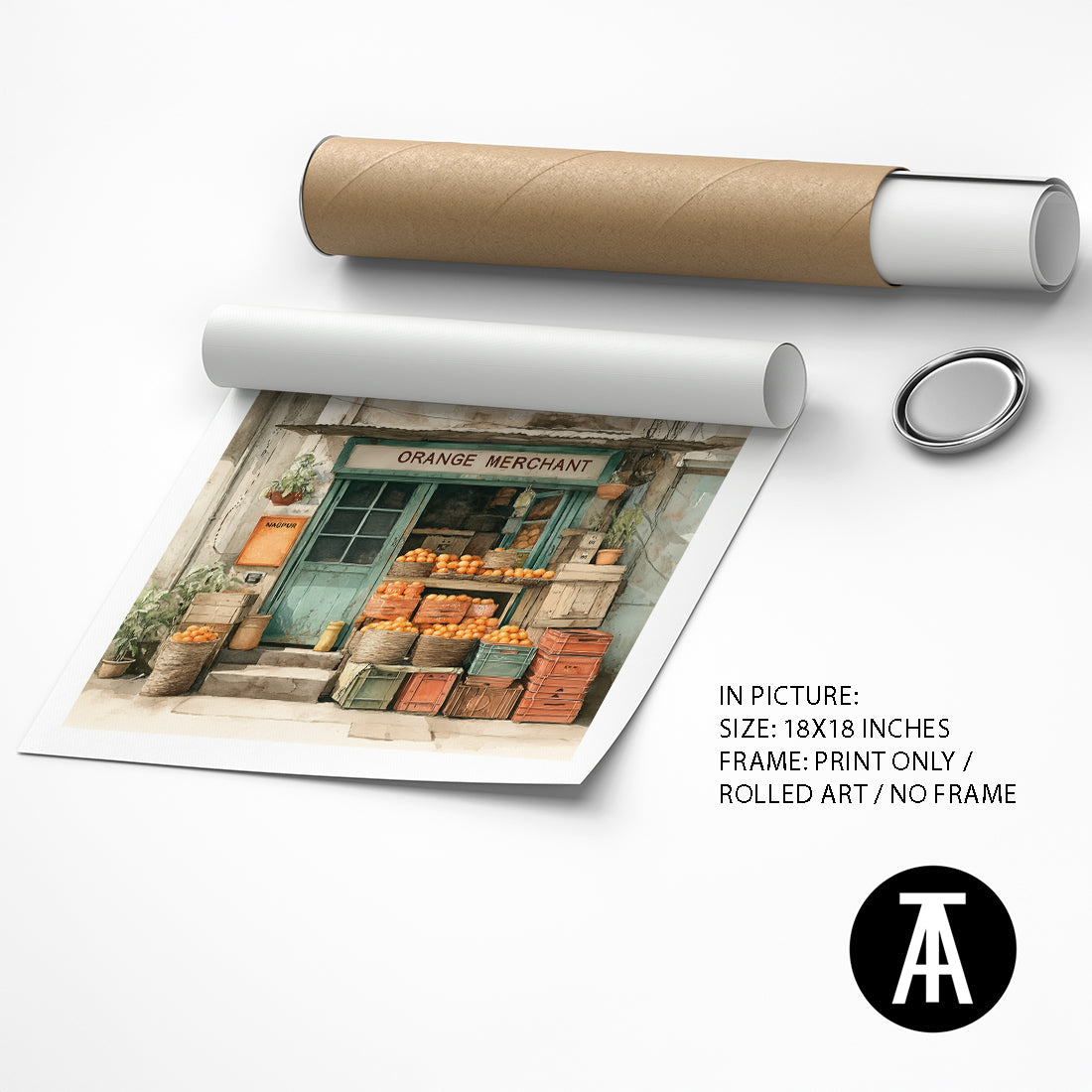 Artwork as Print Only / Rolled Art
