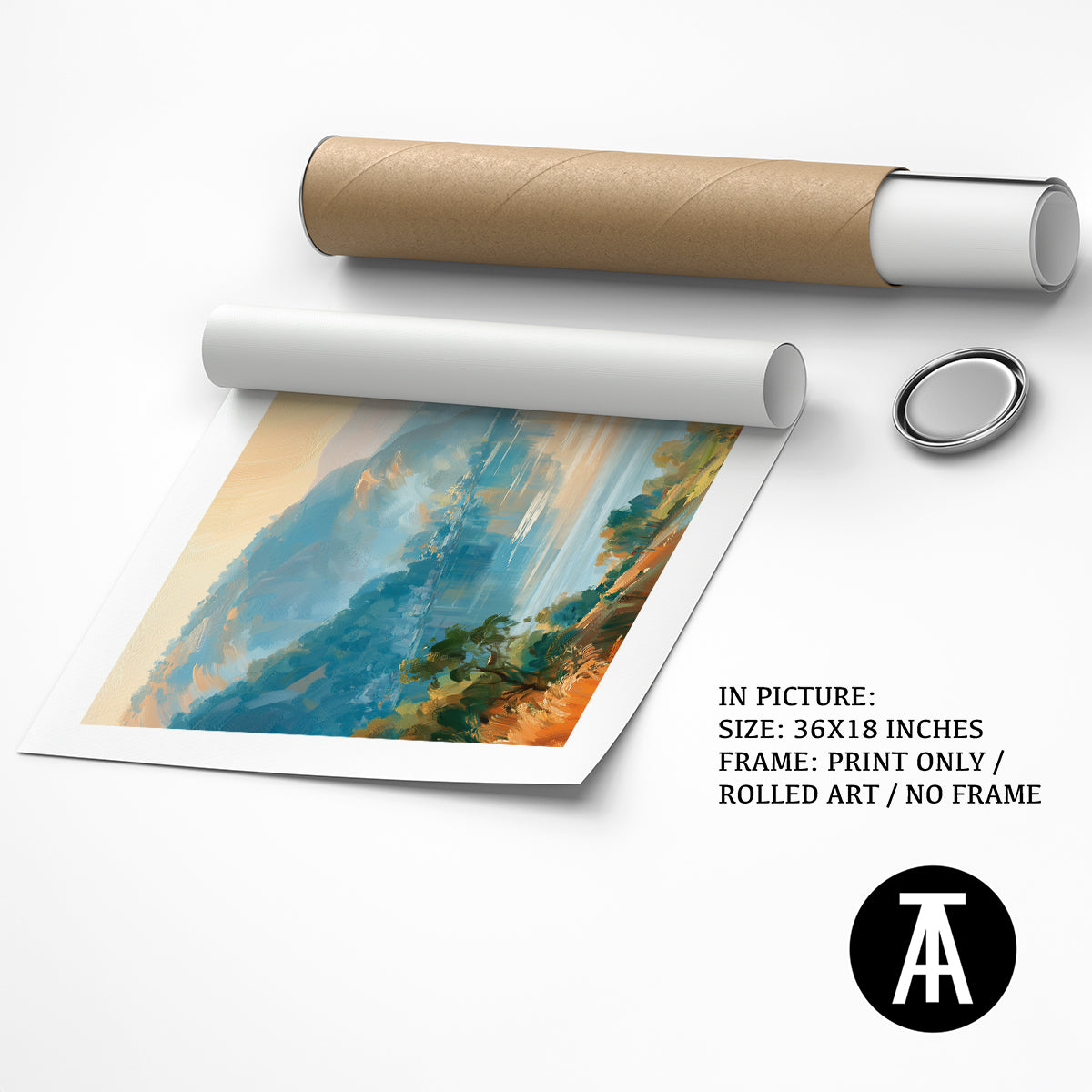 Artwork as Print Only or Rolled Art