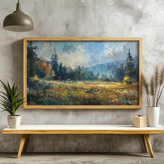 Indian Painting in a Lifestyle Setting