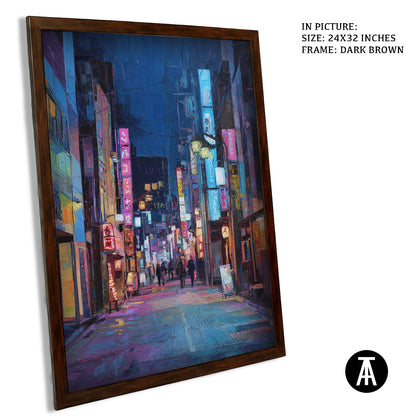 Artwork in Metal Champagne Gold Frame