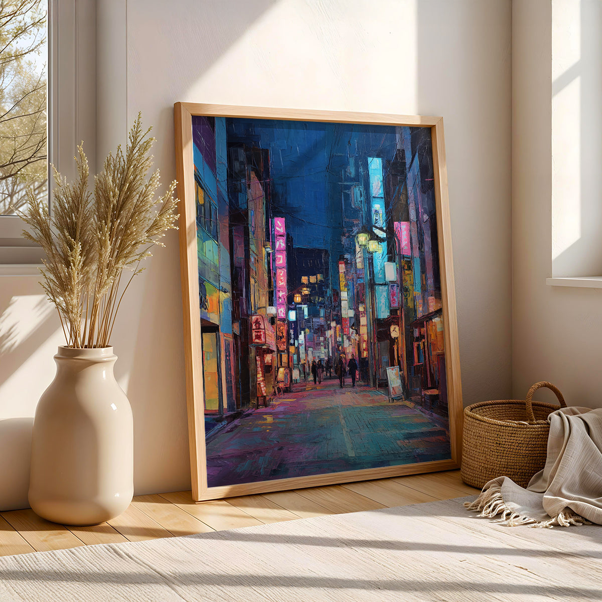 Japanese Painting in a Lifestyle Setting