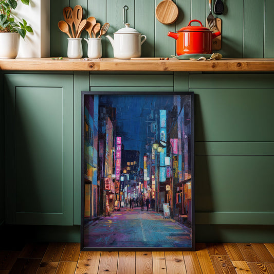 Japanese Artwork in a Lifestyle Setting