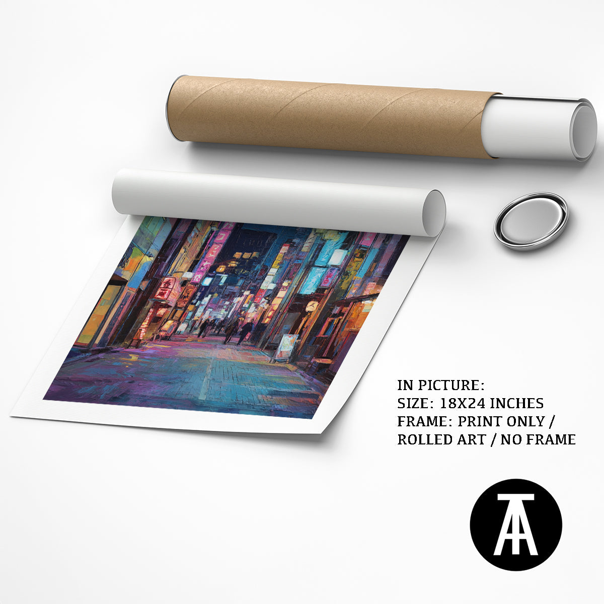 Artwork as Print Only or Rolled Art
