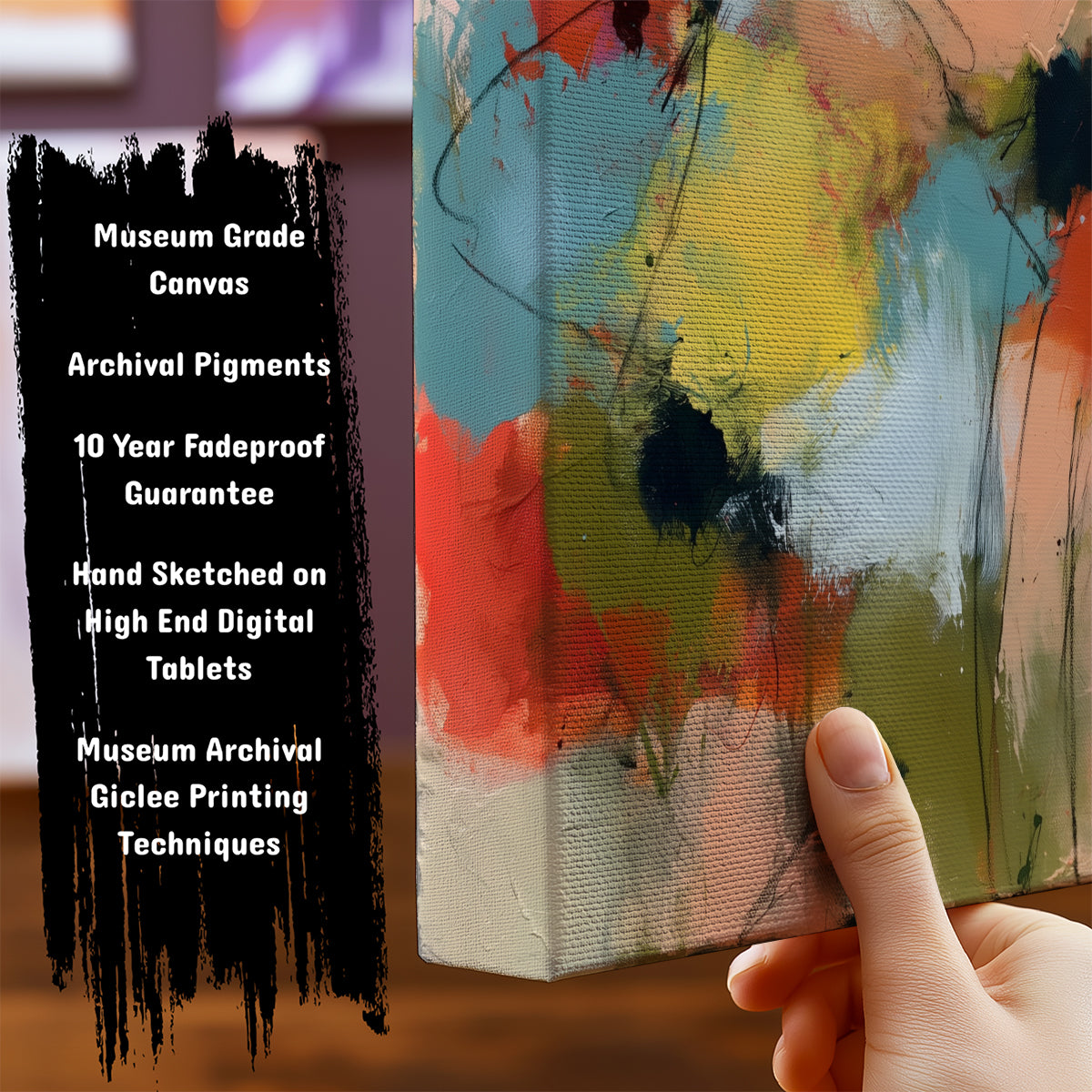 Information about Abstract Art Print