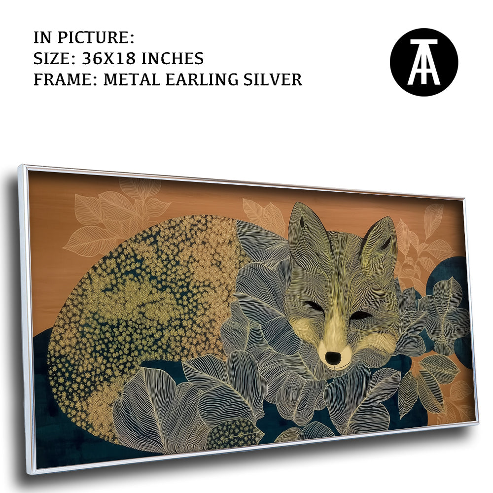 Artwork in Metal Earling Silver Frame