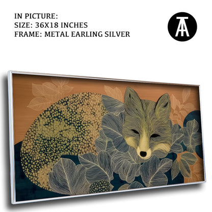 Artwork in Metal Earling Silver Frame