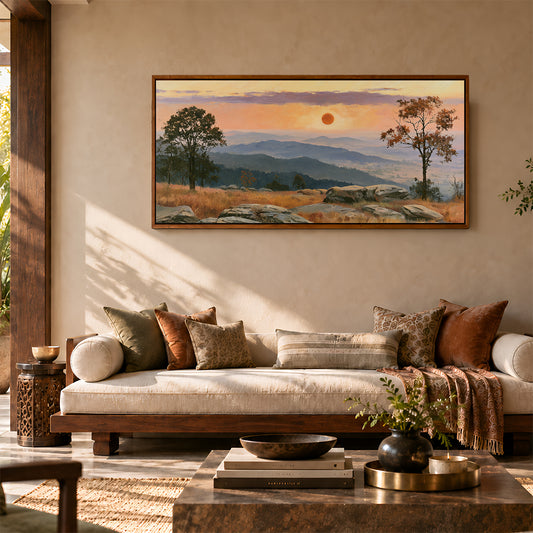 Indian Artwork in a Lifestyle Setting