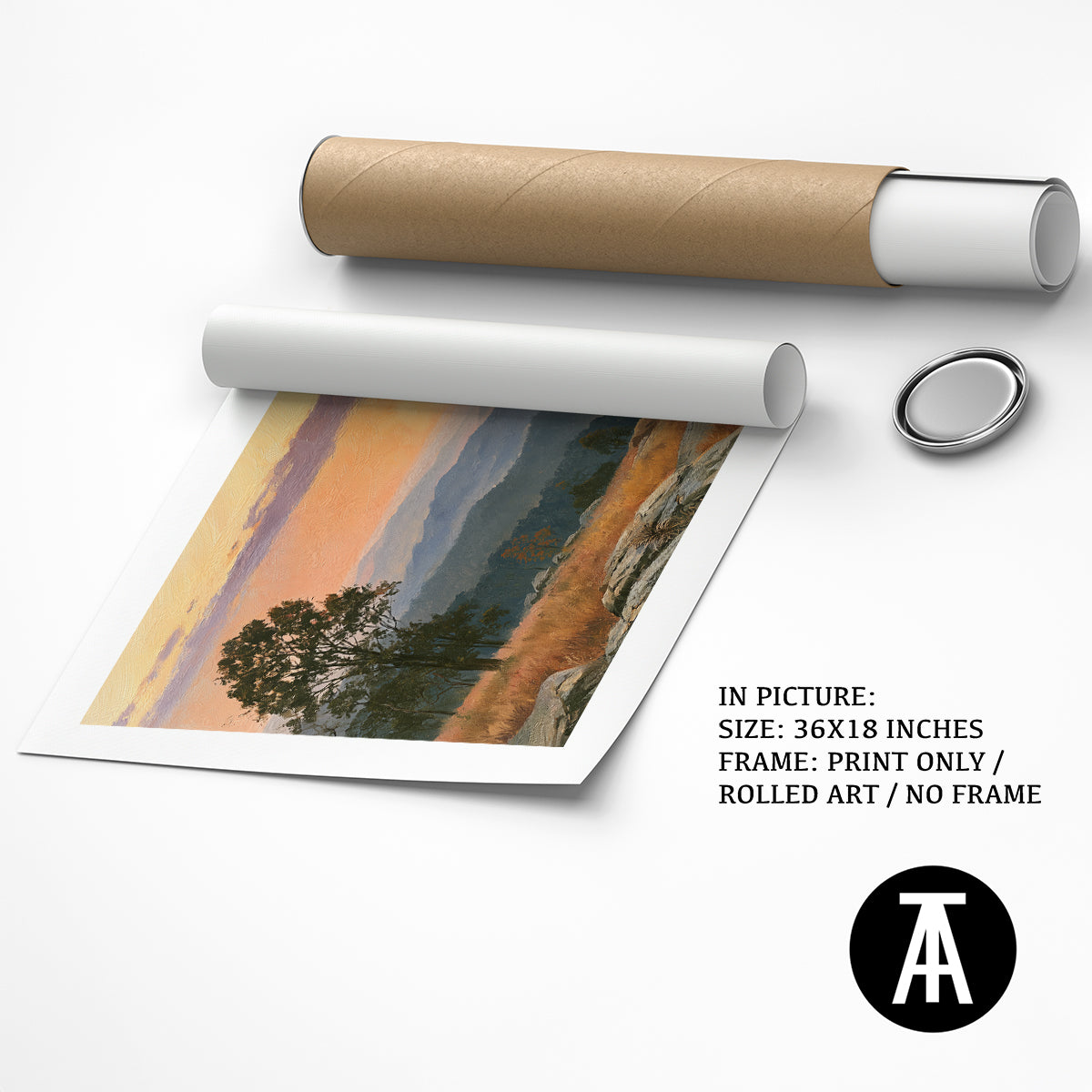Artwork as Print Only or Rolled Art