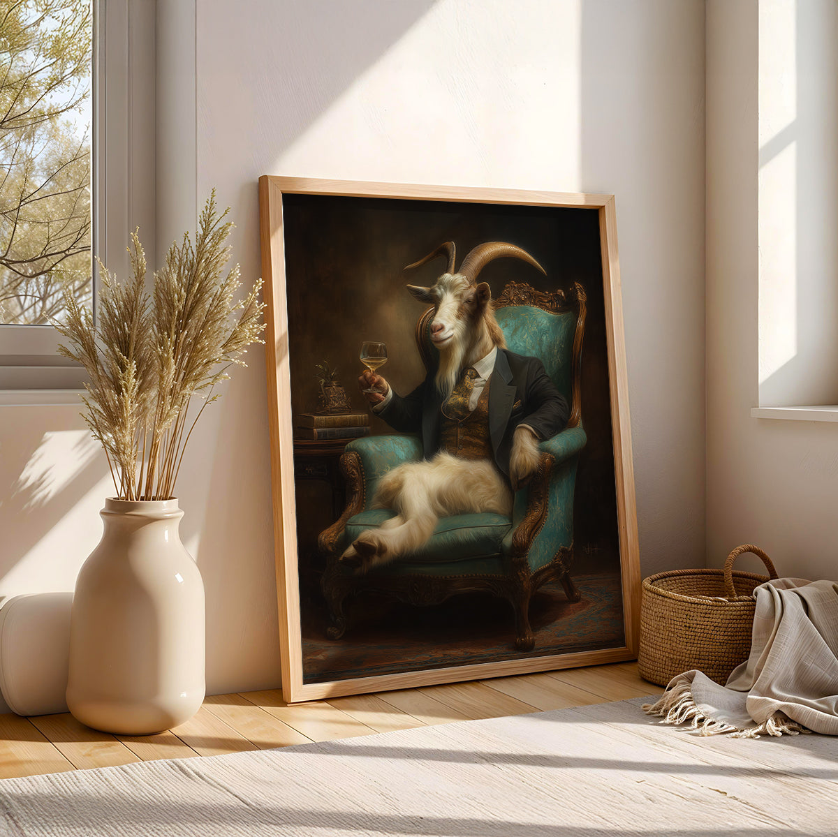 Painting in a Lifestyle Setting