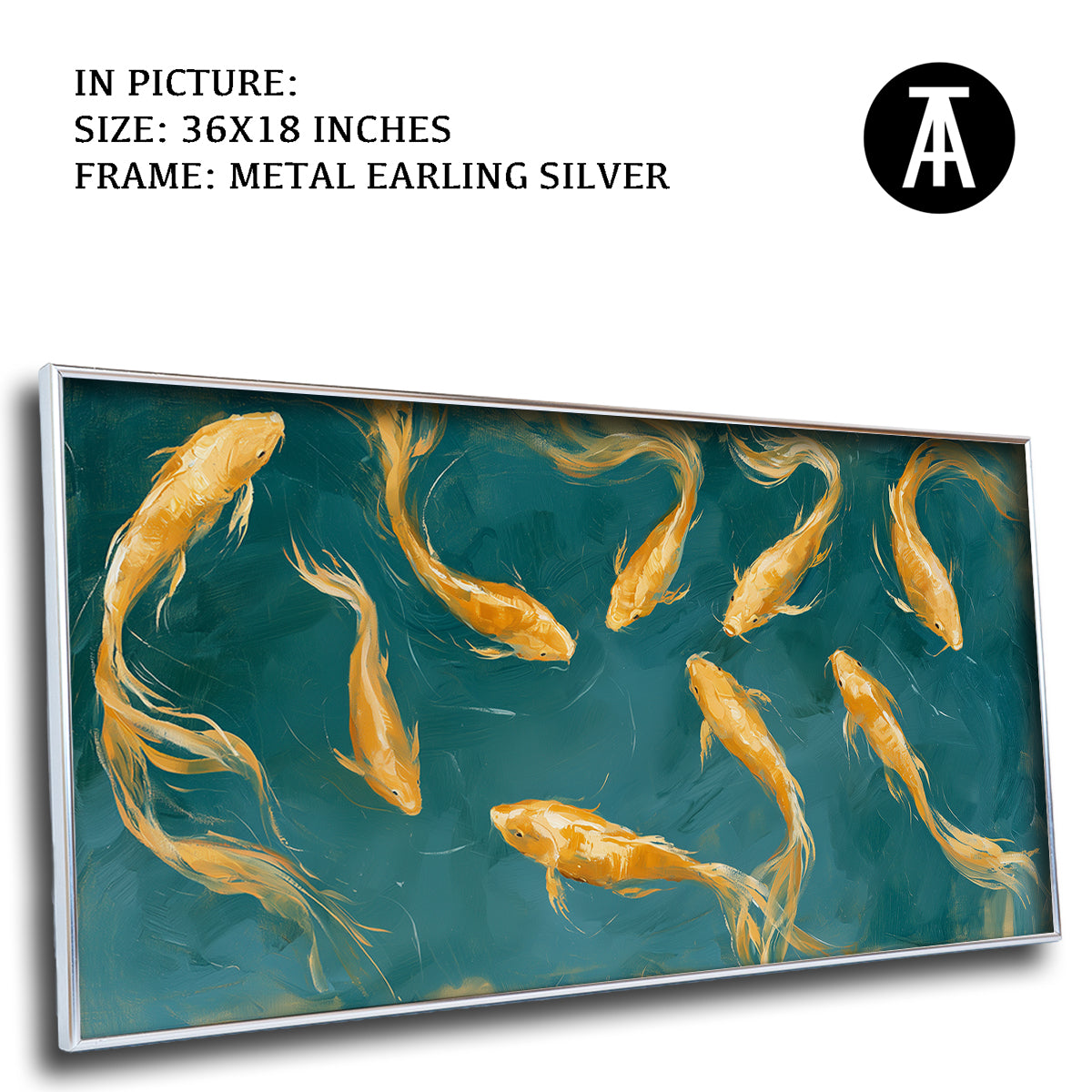 Artwork in Metal Earling Silver Frame