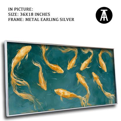 Artwork in Metal Earling Silver Frame