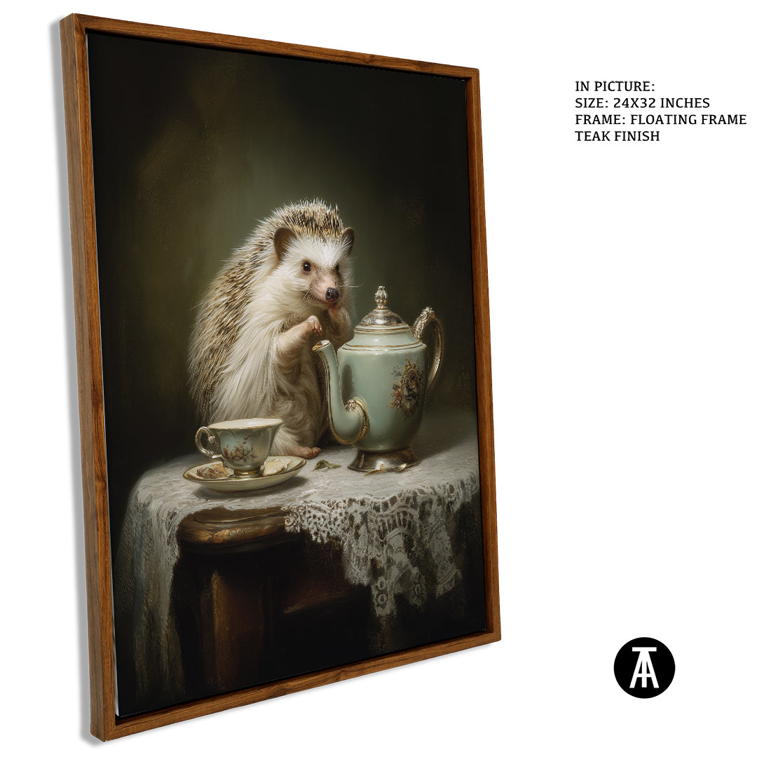 Sample Artwork in Floating Frame