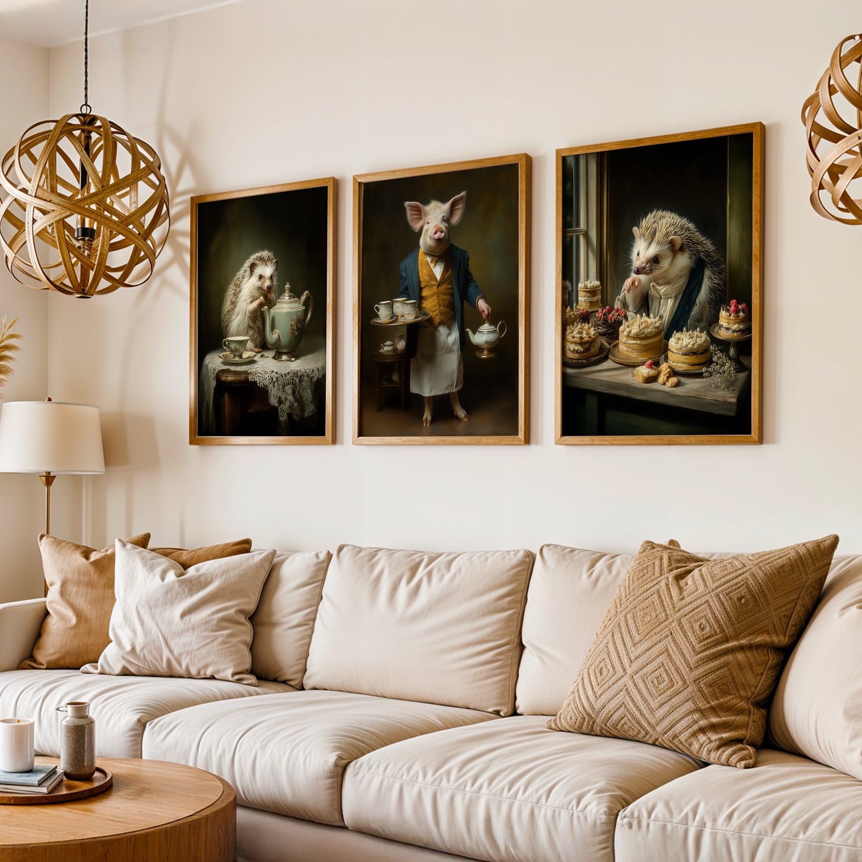 Gallery Wall Set in Lifestyle Setting