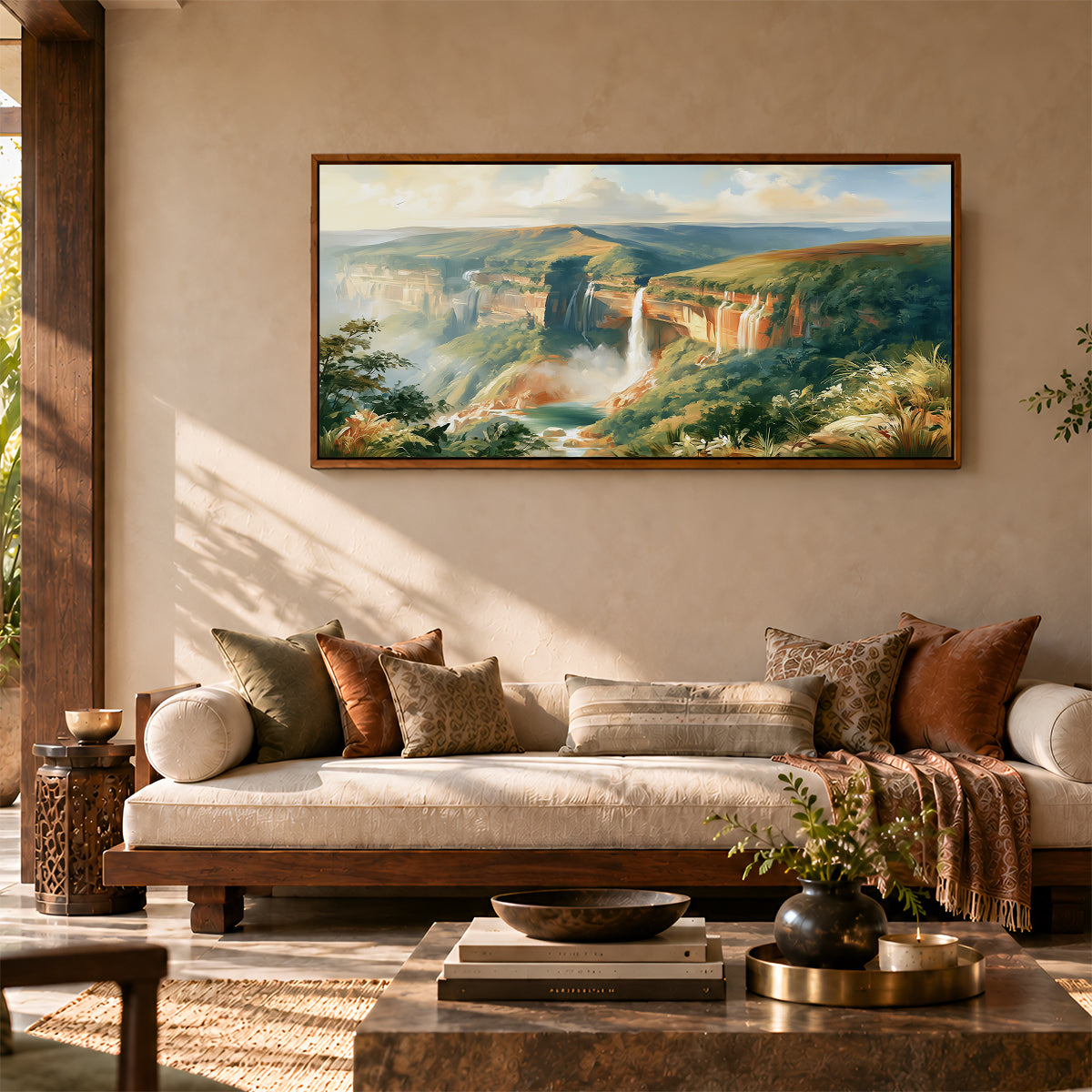 Indian Artwork in a Lifestyle Setting